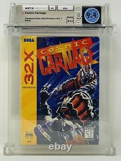 Cosmic Carnage Wata Sealed 9.4 A++Sega Genesis 32x 1994. Made/Printed in USA