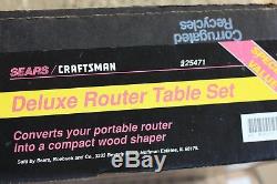 Craftsman 925471 Deluxe Router Table Brand New Made in USA Box sealed