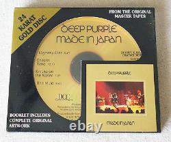 Deep Purple Made In Japan 24 K Gold CD DCC Compact Classics USA 1998 Sealed