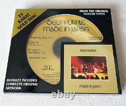 Deep Purple Made in Japan 24 K Gold CD DCC Compact Classics USA 1998 Sealed
