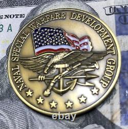 Devgru Navy Seal Team 6 Six Challenge Coin Ussosom Genuine / USA Made