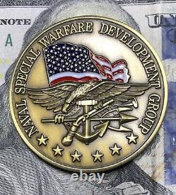 Devgru U. S. Navy Seal Team 6 Challenge Coin / Ussocom / Genuine / USA Made