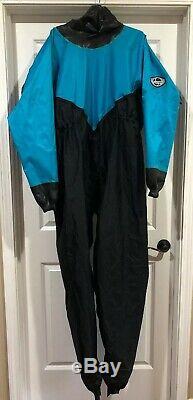 Drysuit OS Systems Fullbody Cold Water Unisex Rubber Latex Seals USA MADE XL