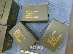 EIGHT QTY 50 Cal Ammo Cans Good Condition, No Dents, MADE IN USA FREE SHIP