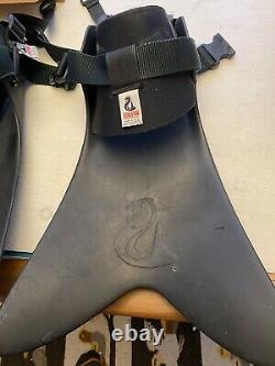 Force Fins Swim Fins Adjustable One Size Fishing Military Seals Scuba. Made USA