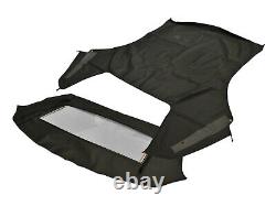 Ford Mustang 1994-2004 Soft Top & Heated Window Made From Black HAARTZ CANVAS