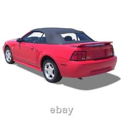 Ford Mustang 1994-2004 Soft Top & Heated Window Made From Black HAARTZ CANVAS
