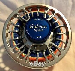 Galvan Grip G-10 Sealed Drag Blue Hub 10/11 Wt Used/mint Condition Made In USA