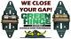 Garage Door Green Hinge System 2 Quiet Nylon Roller / Side Seal 100% USA MADE