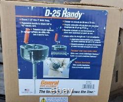 General Pipe Cleaners D-25-2 Cleans 1 1/4 3 MADE IN USA 25' X 1/4 NEW SEALED