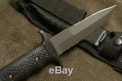 Gerber Silver Trident (NAVY SEALS) Survival Knife Fixed Blade USA Made! Withsheath