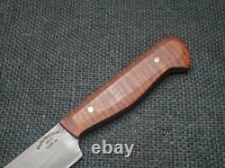 Hand Made 8 Chefs Utility Knife By Mark Mccoun USA Sealed Tiger Maple