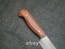 Hand Made 8 Chefs Utility Knife By Mark Mccoun USA Sealed Tiger Maple