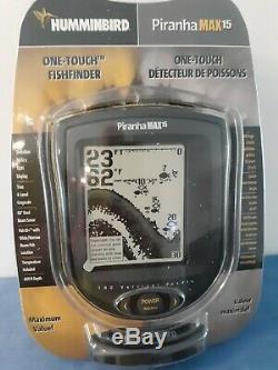Humminbird Piranha MAX15 One-Touch Fishfinder New Factory Sealed-Made in U. S. A