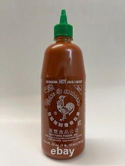 Huy Fong Sriracha Chili Sauce 28 oz Pack of 12 New Unopened Sealed Made in USA