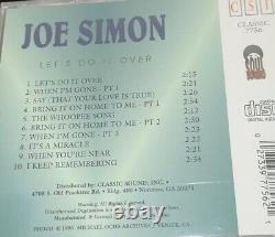 Joe Simon Let's Do It Over (CD, 1996) Rare, OOP, USA Made Vintage