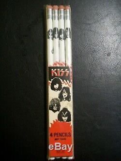 KISS 1978 Aucoin SEALED PENCILS SET AMI Made U. S. A. Wallace Pencil Company