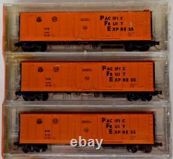 Kadee Mtl Micro-trains N Pfe Double Herald 51' Mech Reefer 6-pack 70012 Sealed