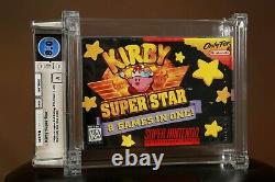 Kirby Super Star Made in Japan WATA 8.0 A Factory Sealed SNES Nintendo VGA New