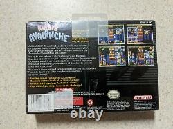 Kirby's Avalanche SNES 1st Print Made in Japan H-Seam FACTORY SEALED WATA VGA