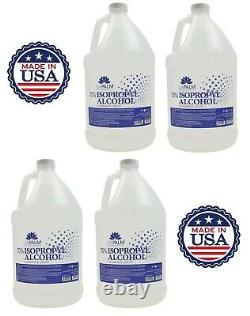 La Palm Isopropyl 70% Alcohol Box of 4 Gallons. Made in USA. SEALED