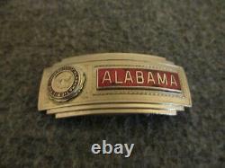 Lot(3) Vintage University Alabama Crimson Tide Belt Buckle/mug & Towel- USA Made