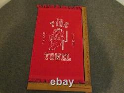 Lot(3) Vintage University Alabama Crimson Tide Belt Buckle/mug & Towel- USA Made