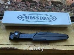 MISSION MPT-a2 fixed blade knife, SEAL SURVIVAL KNIFE, MADE IN USA. 170 SHIPPED
