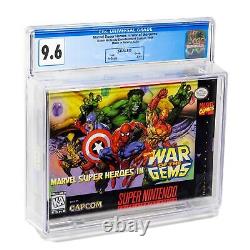 Marvel Super Heroes in War of the Gems CGC 9.6 A++ Sealed Made In Mexico SNES
