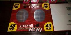Maxell CD Jewel Cases Made in USA 20 Year Vintage BRAND NEW SEALED RARE
