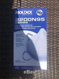 Moldex 2200N Resp Sealed New Long Expiration Date Made In USA M/L
