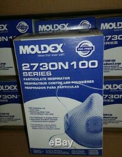 Moldex 2730 Box of 5 Sealed. Made In USA Brand New Exp. 07/2024 SHIPS SAME DAY