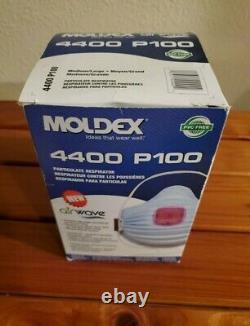 Moldex 4400 Airwave Factory Sealed Box 5 Face Covers, Made In USA NEW
