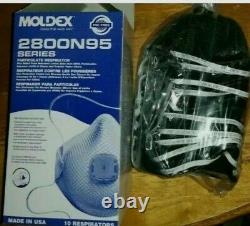 Moldex Black 2800 Box 10 Special Ops Size M/L New Factory Sealed. USA MADE