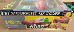 Monogram'67 Corvette 427 Coupe 112 Factory Sealed Box 1987 Issue USA Made 3'n1