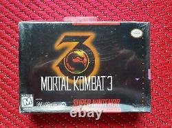 Mortal Kombat 3 snes brand new factory sealed rare made in mexico