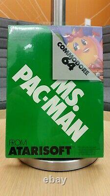 Ms. Pac-Man Atari Commodore SEALED made in USA in 1983