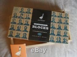 NEW SEALED UNCLE GOOSE 45 PRESIDENTIAL WOOD BLOCKS Crafted 9/15/2016 U. S. A. Made