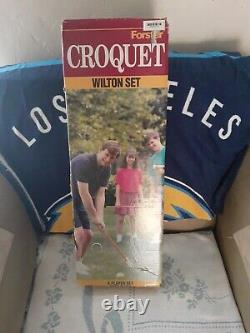 NEW Vintage Forster Wilton Croquet Set -Made in USA SEALED SEE PICS