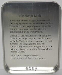NEW Zippo Windy The Varga Girl 1935 made in the USA Sealed - FREE SHIPPING