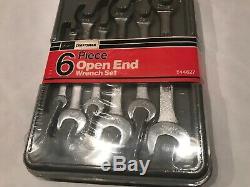 NOS SEALED Vintage Sears Craftsman 6 Piece Open End Wrench Set STD MADE IN USA