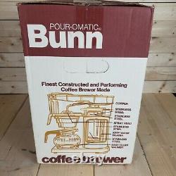 New Rare Vintage NIB Bunn Pour-Omatic Coffee Brewer Complete Sealed Made In USA