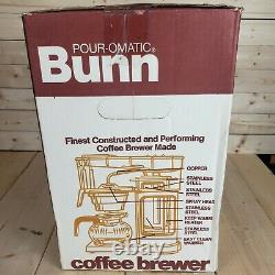 New Rare Vintage NIB Bunn Pour-Omatic Coffee Brewer Complete Sealed Made In USA