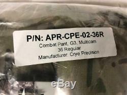 New Sealed Crye Precision G3 Combat Pants Men Size 36 R MultiCam Made In The USA