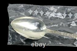 New Sealed Kirk Stieff Repousse Sterling Silver Table Spoon Made in USA 6-9304