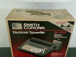 New Smith Corona MODEL SL600 Spell Right Typewriter Sealed Box Made in USA
