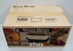 New Vintage West Bend 4 Quart Slow Cooker No. 84754 Made in USA Sealed Unused