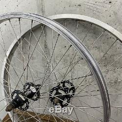 Old School BMX Wheels 24 Rims Sun Made USA Redline Sealed Flip Flop Wheelsmith