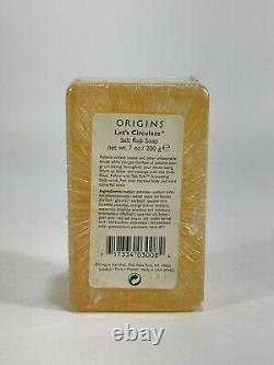 Origins Let's Circulate Salt Rub Soap 7 oz/200 g Made in USA NEW Sealed
