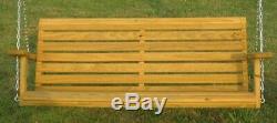 Outdoor Porch Swing withchain. Heavy Duty FREE SHIPPING (Treated Pine) Made in USA